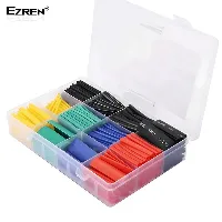Foto 2 Heat Shrink Tube / Selongsong Kabel Termoskrinkable set 580 pcs dalam box (16 ukuran, berbagai warna)