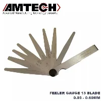 Foto 2 Termurah TEKIRO Feeler Gauge 13 Blades Alat Ukur Celah Klep — Feeler Multipro