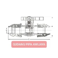 Foto 2 BALL VALVE PIPA HDPE 1/2 INCH