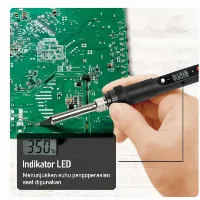 Foto 3 Solder Adjustable Digital 80W 80 W Watt Atur Suhu Temperature 60W