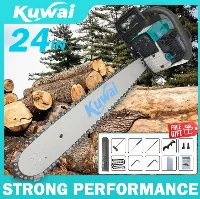 Foto 1 KUWAI Chainsaw 24inch Mesin Potong Kayu Portable Gergaji