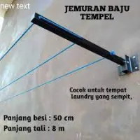 Foto 2 Jemuran Besi Jemuran Tempel Anti Karat