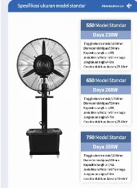 Foto 4 Kipas Embun 30 Inch Besar 45 Liter