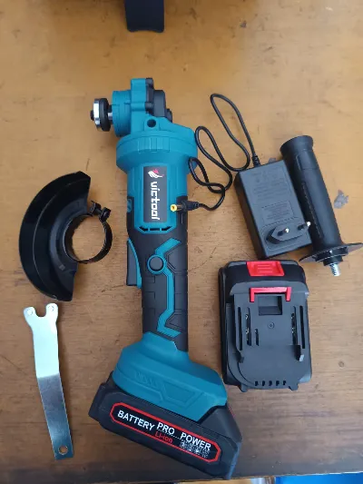 Mesin Gerinda Tangan Baterai - Cordless BRUSHLESS Angle grinder Victool — Power Tools Samarinda