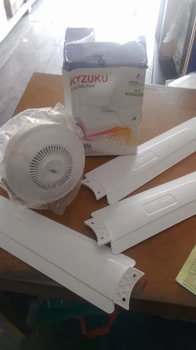 Kipas Angin Gantung / Kipas Angin Langit HellyFan KYZUKU 45-Watt Jumbo 5.0 — Furniture & Rumah Tangga Samarinda