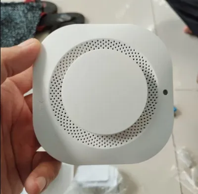 Jual Tuya Smart Life Smoke Detector WiFi Alarm Sensor Asap Kebakaran 80dB Di Samarinda