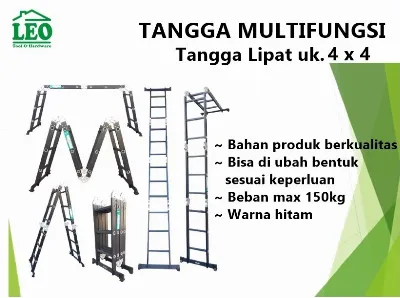 Tangga Multifungsi Multipurpose Alumunium 4.7 m — Tangga Samarinda