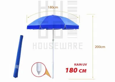 Jual Payung Tenda - Payung Pantai - Payung Taman Uk 180 cm Di Samarinda