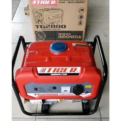 Mesin Generator Genset Bensin 1000 Watt Tiger Type Tg 2880 — Genset & Pompa Air Samarinda