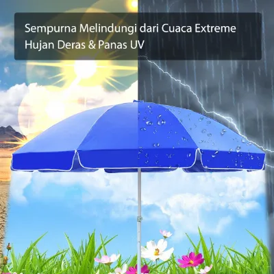 Jual Payung Tenda - Payung Pantai - Payung Taman Uk 240cm Di Samarinda