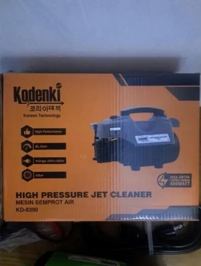 KODENKI KD-8390 JET CLEANER ALAT CUCI MOBIL / MOTOR LOW WATT - HIGH PRESSURE JET CLEANER — Jet Cleaner & Steam Samarinda