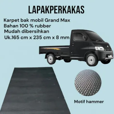 Jual Karpet Alas Bak Mobil Granmax Pick Up  Motif Hammer Ukuran 165 cm x 235 cm Tebal 8 mm Di Samarinda