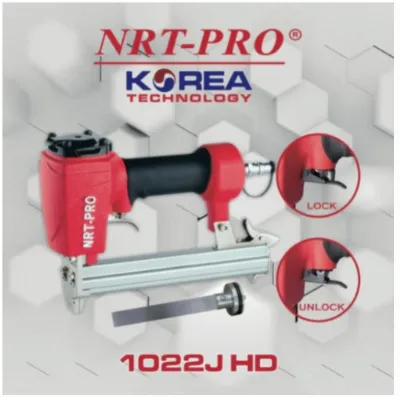 Staples Tembak Angin NRT-PRO 1022J HD Air Stapler Nailer Gun Kompresor — Staples & Isi Samarinda