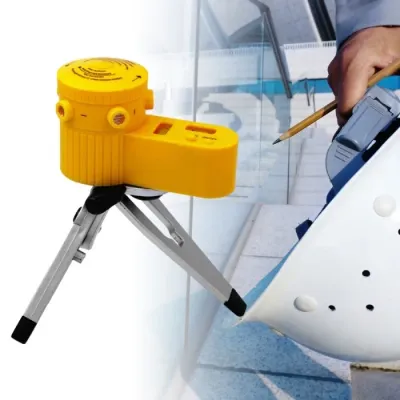 Jual Laser Leveler Siku Laser Waterpass Kaki Tripod Siku Tukang Laser Level - Hitam Tripod Di Samarinda