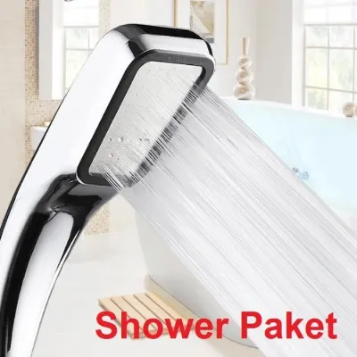 Shower Paket Mandi 300 Lubang Tekanan Tinggi Pancuran Aerator Kepala — Kran, Shower & Saluran Air Samarinda