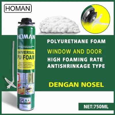 PU Foam Sealant Spray 750ml Busa Poliuretan Pengisi Celah Anti Air