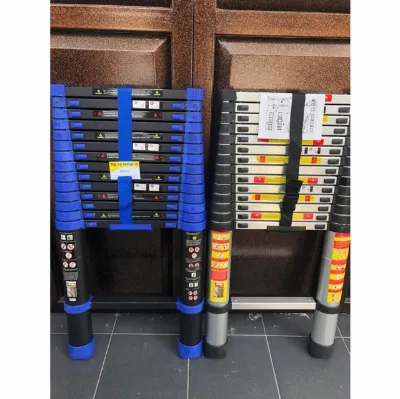 Tangga Lipat Aluminium Teleskopik Single 4.4 m — Tangga Samarinda