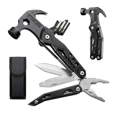 Palu Tang Lipat Multifunctional EDC Axe Hammer Survival Tools Multitoo — Tools Set Kombo Samarinda