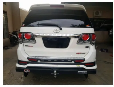Jual Bumper Towing Belakang ARB - Fortuner TRD Di Samarinda