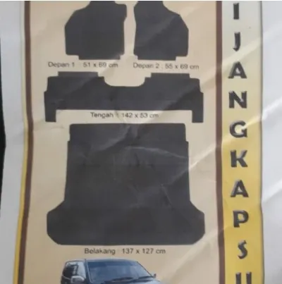 karpet karet mobil toyota kijang kapsul lgx full set — Karpet & Terpal Bak Samarinda