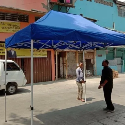 Jual Tenda Lipat 2x3 Besi 1.2mm Premium - Kain d1080 Di Samarinda