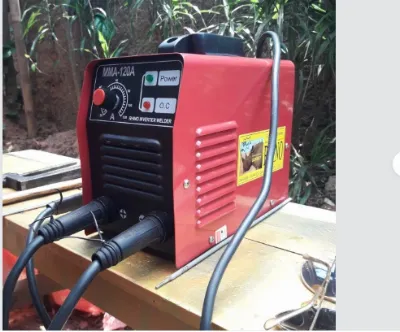 Mesin Travo Las listrik inverter Rhino 120A merah 900 watt