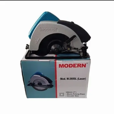 MODERN M2600L Circular Saw 7" Gergaji Listrik Circle Potong Kayu Mesin — Mesin Gergaji Samarinda