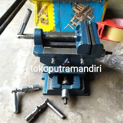 Jual Ragum Silang 6 inch - Vice cross 6 inch Ragum slide Cross - Catok Bais Silang Di Samarinda