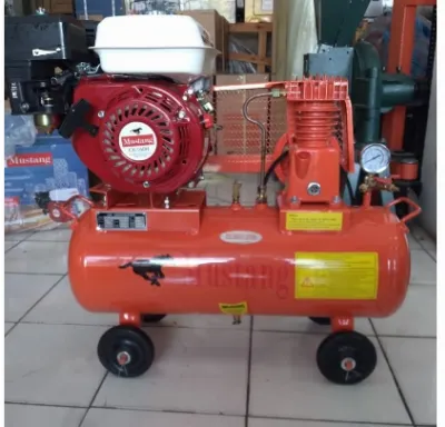 Mesin kompresor Mustang 1.4 hp plus mesin gx 160 siap pakai — Mesin Kompresor Samarinda