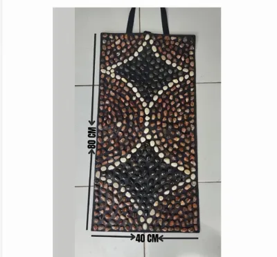 Karpet terapi kaki batu alam asli refleksi kaki akupuntur reumatik encok 80x40 cm — Olahraga & Kesehatan Samarinda