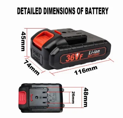 Baterai  Cordless 36v Harga untuk 1pcs — Baterai & Charger Samarinda