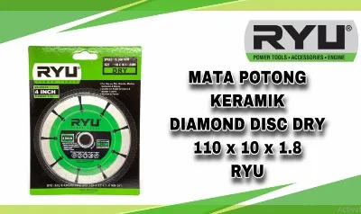 Ryu Mata Gerinda Pisau Potong Keramik Granit Kering Diamond Wheel Dry — Aksesoris Gerinda Samarinda