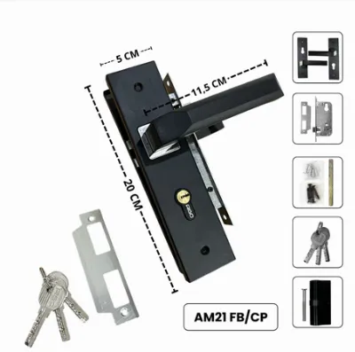 Jual Gagang Kunci Pintu  Handle Pintu Komplit Ukuran Tanggung  Tanggung 20 cm Di Samarinda