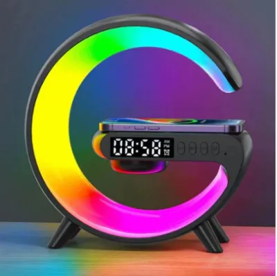 Speaker Bluetooth Nirkabel Mini dengan Lampu Ambient LED Wireless Speaker Bluetooth Pengisian Cepat Untuk Phone — Elektronik & Smart Home Samarinda