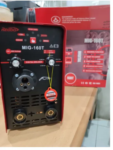 Mesin Las Mig 160T Redbo Travo Las Co Flux Core Gasless — Mesin Las Samarinda