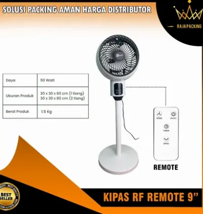 Miyoshi - Kipas Angin Berdiri 9 Inchi + Remote | Tinggi 80cm | Rotation Fan 50W — Furniture & Rumah Tangga Samarinda