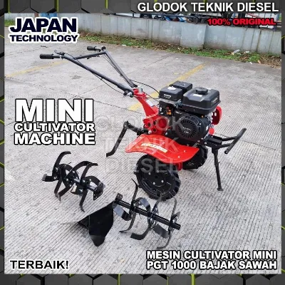 Mini Traktor Mini Tiller PGT1000 Kaizoku — Potong Rumput & Berkebun Samarinda
