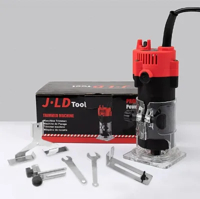 Mesin Profil Router Trimmer Kayu 6mm 450W JLD — Power Tools Samarinda