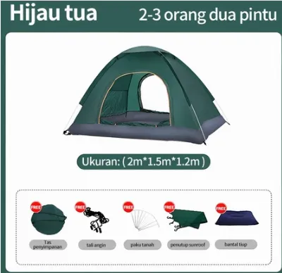 EBUY Tenda Camping Kapasitas 2-3 Orang — Tenda & Event Samarinda
