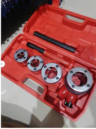 Senai Pipa Ledeng Set Alat Drat Pipa Besi Type 62 Drat 12 inch  34 inch 1 inch 1 14 inch — Tools Set Kombo Samarinda
