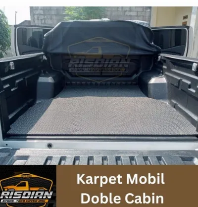 Karpet bak mobil Hilux Double Cabin Kabin Tebal 10 mm — Karpet & Terpal Bak Samarinda