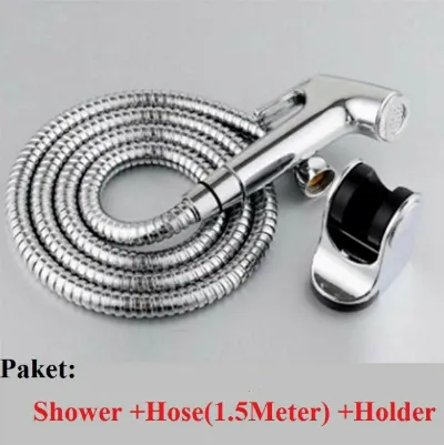 Jet Shower Kloset Toilet Closet Wasser Cebok WC Semprotan Pipa Tee - Shower Paket — Kran, Shower & Saluran Air Samarinda