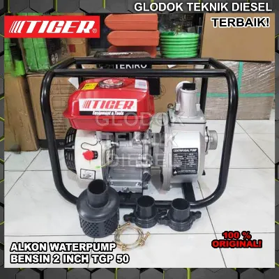 Tiger Mesin Pompa Air Sawah Alkon 2 Inch Water Pump TGP50 TGP 50 — Genset & Pompa Air Samarinda