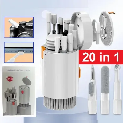 Multifungsi Kit Pembersih Alat Gadget Elektronik 20 IN 1 Handphone Laptop Keyboard Headset Kamera Lensa Sikat Brush Cungkil Debu — Elektronik & Smart Home Samarinda