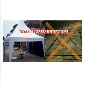 Jual Cover Atap Tenda Kerucut 3x3 Tidak Termasuk Rangka Di Samarinda