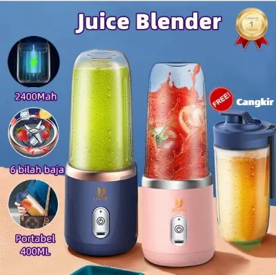 Blender Portable Mini Juice Blender Juicer Portable Usb Rechargeable Ice Crusher — Kompor & Dapur Samarinda
