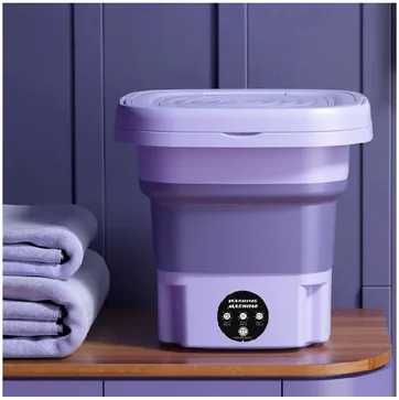 Mesin Cuci Mini Portable 2 Tabung 8L Mesin Cuci Lipat Otomatis — Laundry & Setrika Samarinda