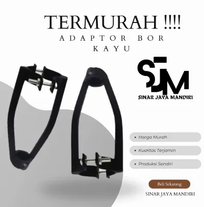 Jual Adaptor Bor Bobok Kayu Pahat Bobok Kayu Dudukan Bor Kayu Pahat Kayu Persegi Di Samarinda