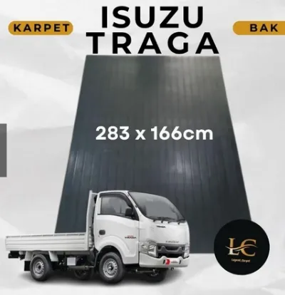 Jual Karpet Alas Bak Mobil Traga Pick Up ukuran 280 x 165 tebal 8 mm  Bahan Karet Polos Di Samarinda