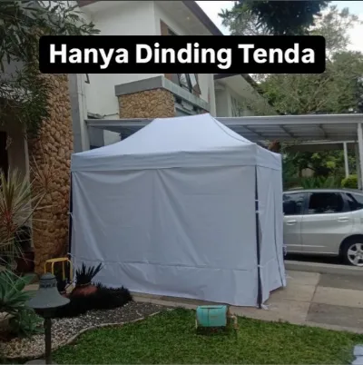 Penutup Dinding Tenda Polos Putih Panjang 3M Tinggi 2M — Tenda & Event Samarinda